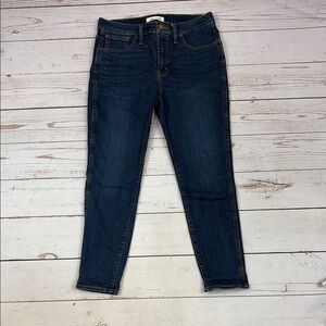 Madewell Blue Skinny Jeans with Sleek Stretch Fit